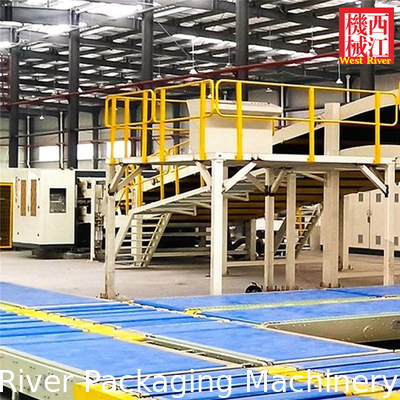West River Package Machinery 350m/min 3Ply Corrugated Cardboard Production Line Carton Box Making Machine