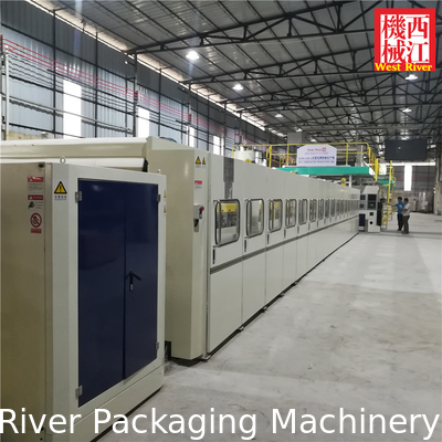 Automatic 5 Ply Complete Corrugation Cardboard Making Machine ERP SYSTEM High Quality