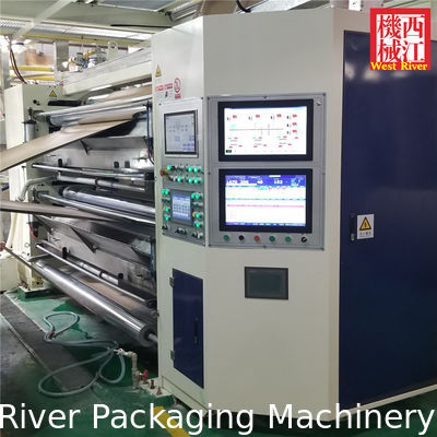 آلة لصق لخط تعبئة الكرتون الأوتوماتيكي بالكامل لآلة التمويج ذات 7 طبقات