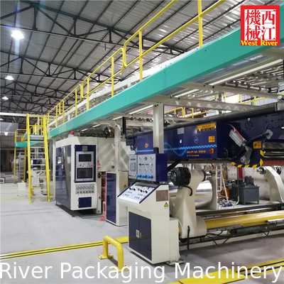 Complete 3 5 7 Ply Flute Corrugated Cardboard Carton Box Machine Production Line